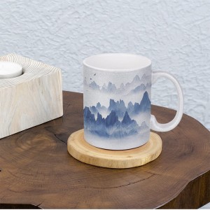 11 OZ sublimation Mugs Blanks Silver Glitter Coffee Mugs White Ceramic Photo Cups තොග