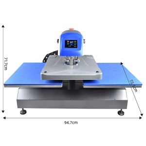 Factory supplied China Automatic Double Stations Big Size Shirt Sublimation Heat Transfer Press Printing Machine