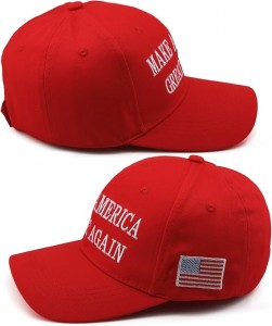 Sombrero MAGA Trump 2024, sombrero bordado Make America Great Again Donald Trump con eslogan y gorra de béisbol ajustable con bandera estadounidense