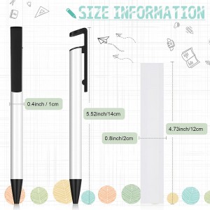 Sublimation Pens Blank Ballpoint Refill Pens for Sublimation