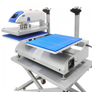 40 x 50cm ʻAilua ʻAiʻi ʻAiʻi ʻAiʻi Heat Press Machine Me Laser Alignment & Lift Cart