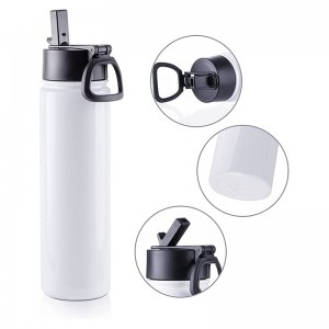 Botol Air Stainless Steel Mulut Lebar Olahraga Tumbler Kosong Sublimasi 22 OZ