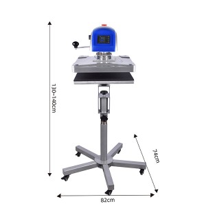 Factory Cheap Hot Electric Heat Press Machine - 40x50cm Prime Swing-away Electric Heat Press Machine With Movable Caddie – Xinhong