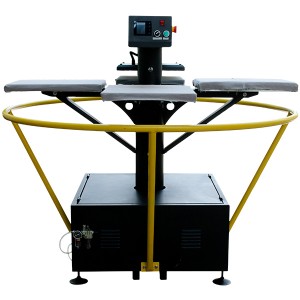 4 Stations Automatic Rotary Heat Transfer Press Machine