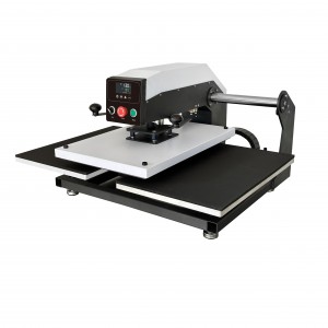 Europe style for T Shirt Heat Press Machine - 40x60cm large platen double heat press machine pneumatic for tshirt heat transfer 16×24 – Xinhong
