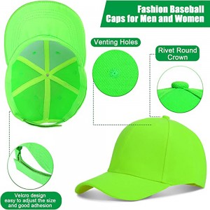 Baseball Cap Adjustable Size Plain para sa Lalaki Babae Blangko Sports