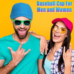 Baseball Cap Adjustable Size Plain for Men Women Blank Sports