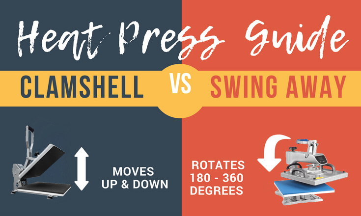 Pressa di calore Clamshell vs Swing Away: qual è la migliore?