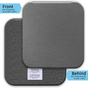 Chalè Press Mat 12″x12″ Konpatib ak 2pcs