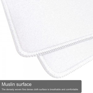 Gaming Mouse Pad Sublimation Avanoa Laise Pa'epa'e isumu mo Ofisa Pisinisi Fale