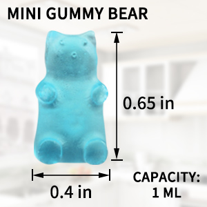 Lintlha tsa Gummy Bear Candy Molds