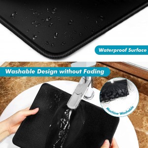 Premium-Textured Large Mouse Pads Mat Natural Non-Slip Rubber Base Mousepad សម្រាប់ Laptop, Computer & PC