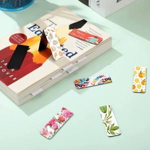 Magnetic Bookmark Book Marker Clip Sublimation Bookmarks Sublimation Magnetic Bookmarks පිටු සලකුණු