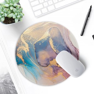 Mouse Mat Textured Waterproof Non-Slip Karét Base Babak Mousepad kalawan Stitched Edge Premium