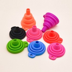 Food Grade Silicone Collapsible Corong Silicone Foldable Pawon Corong