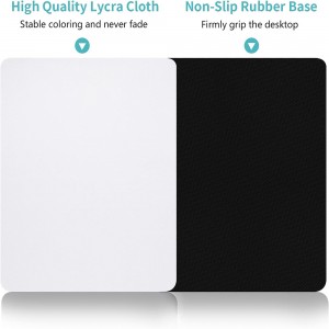 Sublimation Blank Mouse Pad para sa DIY Crafts Sublimation Heat Transfer Press Printing Vinyl Projects Supplies