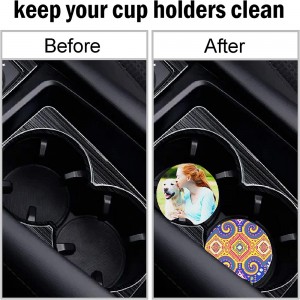 Sublimation Car Coasters Blanks, 2.75inch Blank Coaster Sublimation for DIY Crafts