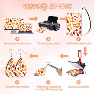 Sublimation Earrings Blank Bulk, Sublimation Printing Earrings Hindi Tapos Teardrop Heat Transfer Earring Pendant