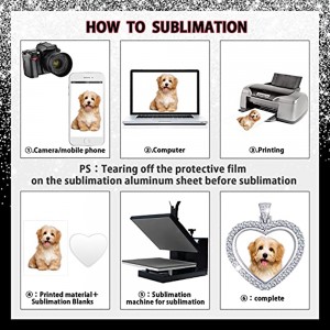 Sublimation Rhinestone Trays Կախազարդ հավաքածու – Heart Shape Կրկնակի դատարկ Rhinestone Bezel Trays