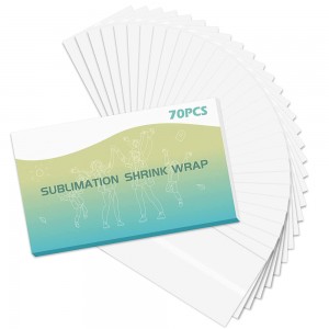Sublimation Shrink Wrap Sleeves for Sublimation Tumblers 5 x 10 Inch