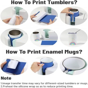 Sublimation Tumblers Wrap Yogwirizana ndi Mug Press Bundle Chalk ndi Mug Press Sublimation Machine for Sublimation Tumblers Blanks