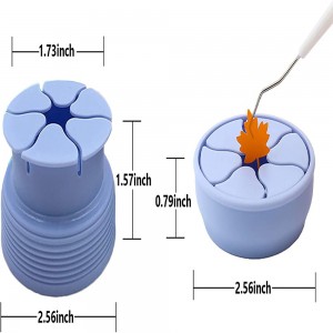 ビニール用除草ツール用の青い吸引ビニール除草スクラップコレクターとホルダー