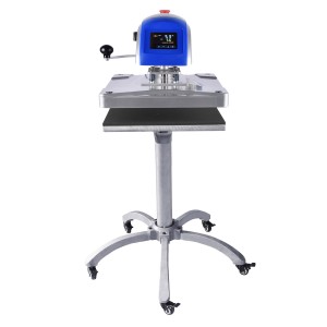 40x50cm Prime Swing-away Pneumatic Heat Press Machine W/Adjustable Caddy Stand