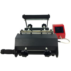Машина за преса на топлина со шолја за дигитална сублимација со двојна станица