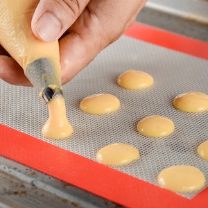 Engros billig prisforing Sæt med glasfiberbageware Non Stick Silicone Bakemåtte